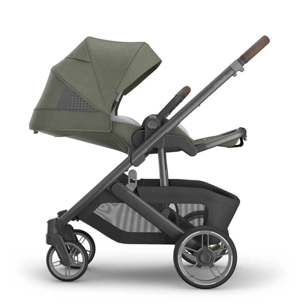 UPPAbaby Cruz V3 Pushchair, Carrycot & Accessory Bundle - Evelyn