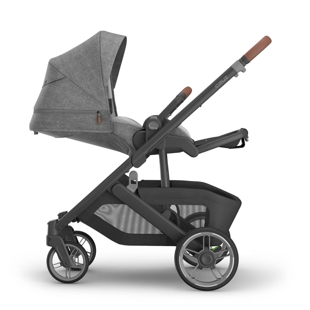 UPPAbaby Cruz V3 Pushchair, Carrycot & Accessory Bundle - Greyson