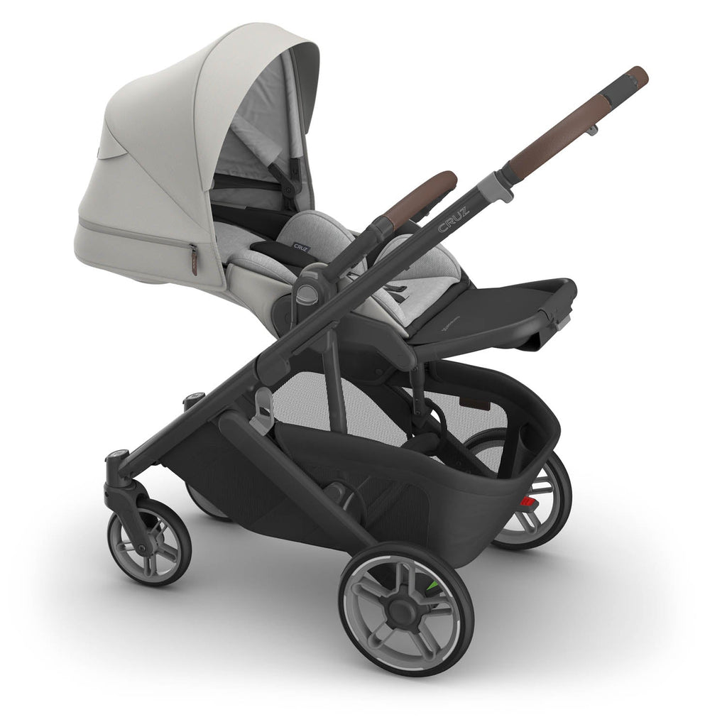 UPPAbaby Cruz V3 Pushchair, Carrycot & Accessory Bundle - Savannah