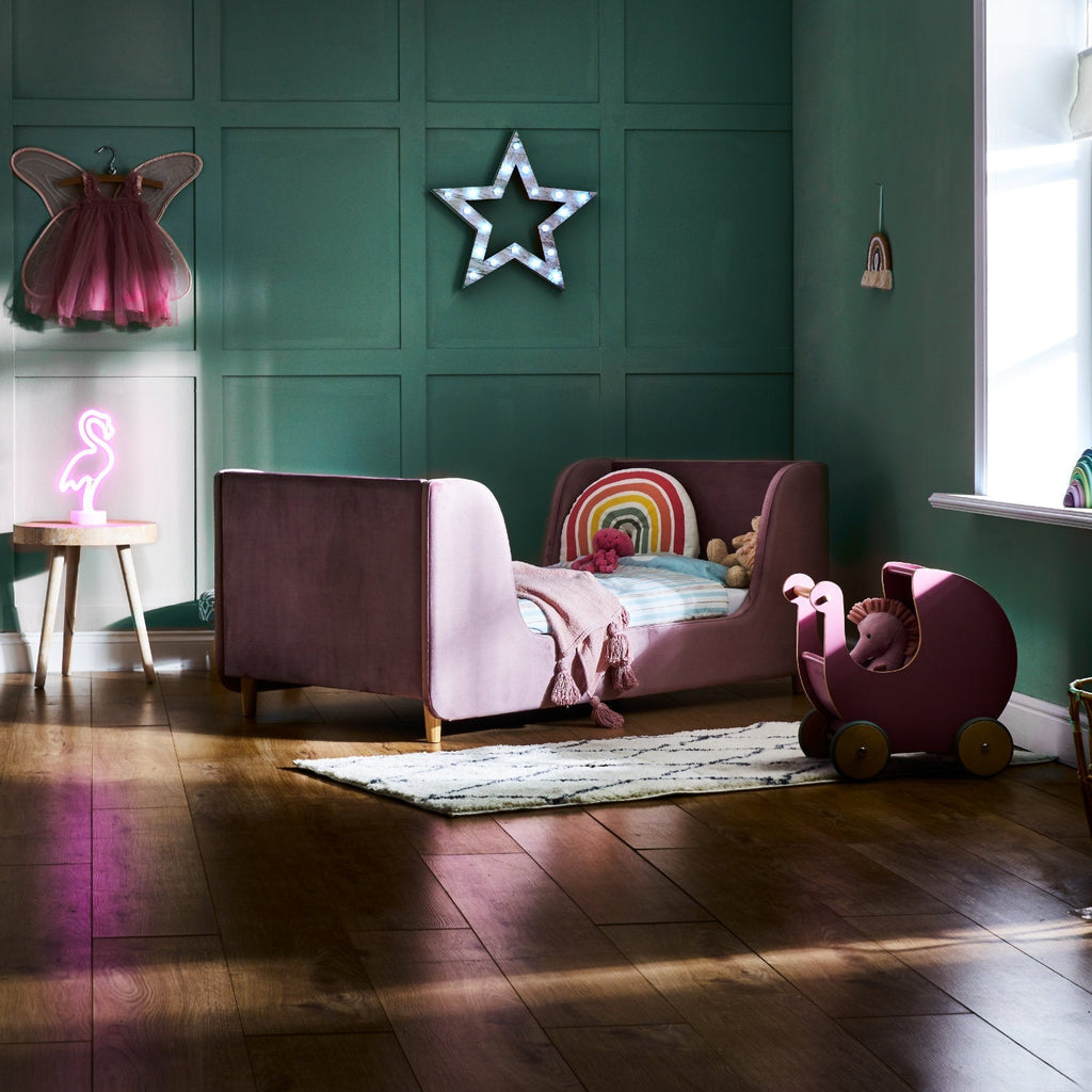 Obaby Lumi Toddler Bed - Dusty Pink