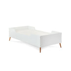 Obaby Maya Single Bed - White With Natural