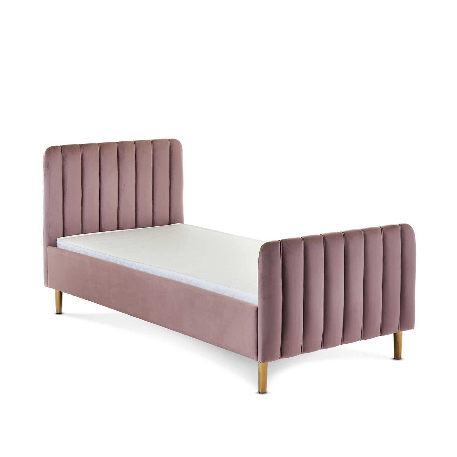 Obaby Gatsby Single Bed - Dusty Pink