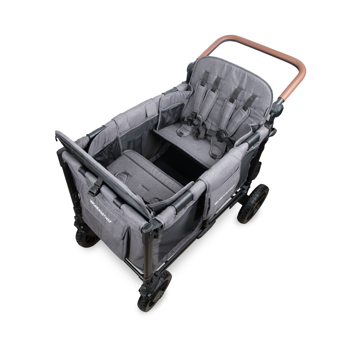 Wonderfold W4 Luxe Pro Quad Stroller Wagon