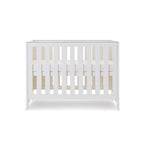 Obaby Nika Mini Cot Bed - White Wash
