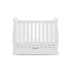 Obaby Stamford Space Saver Sleigh 2 Piece Room Set - White