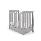 Obaby Stamford Space Saver Sleigh 2 Piece Room Set - Warm Grey