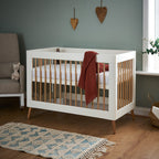 Obaby Maya Mini 2 Piece Room Set - White With Natural