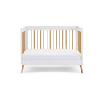 Obaby Maya Mini Cot Bed - White With Natural