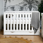 Obaby Nika 140 x 70cm Under Drawer - White Wash