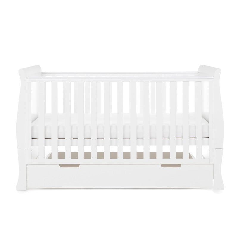 Obaby Stamford Classic Sleigh 2 Piece Room Set - White