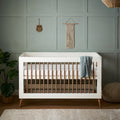 Obaby Maya Cot Bed - White With Natural