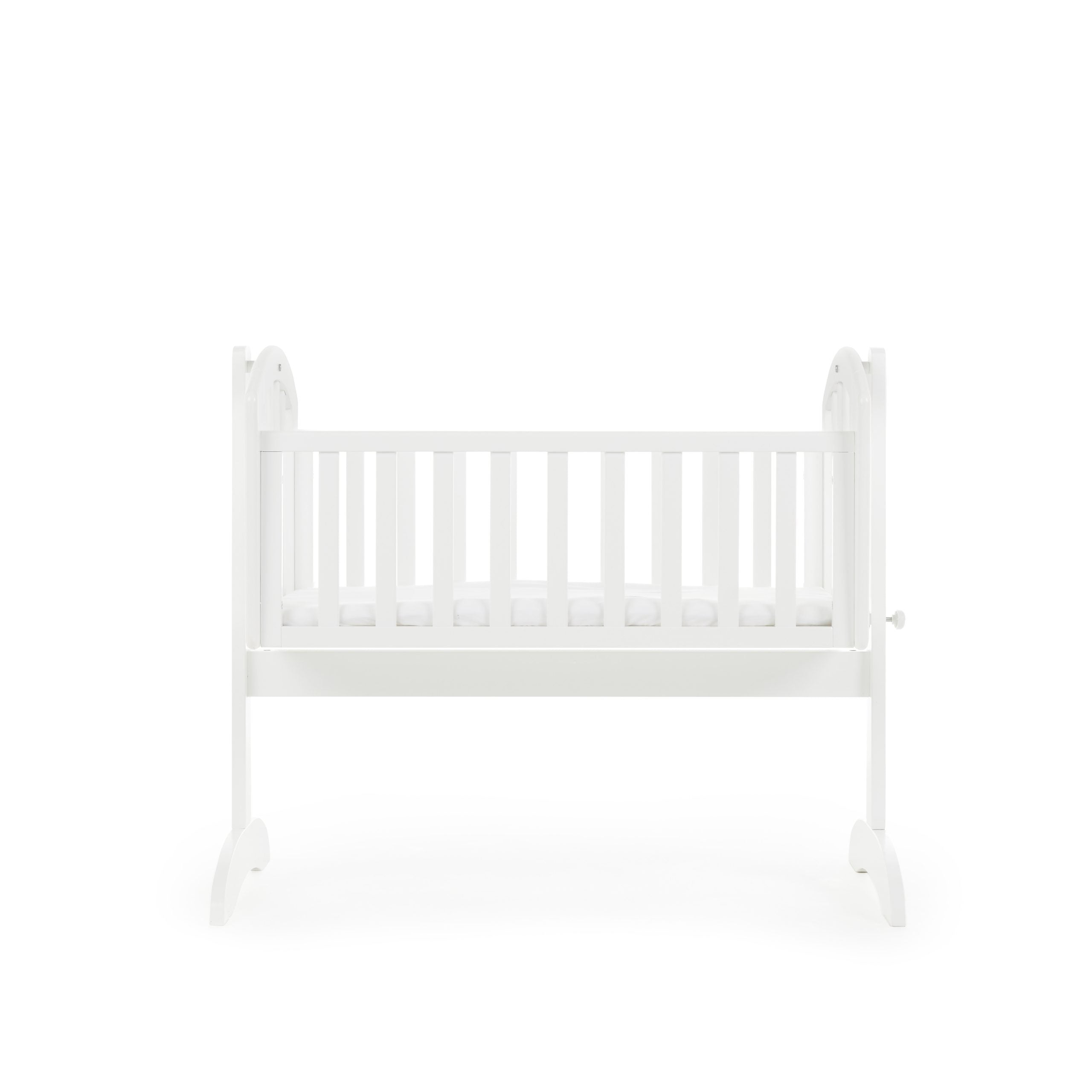 Obaby Sophie Swinging Crib + Foam Mattress - White