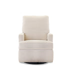 Obaby Madison Swivel Glider Recliner Chair - Bouclé Style