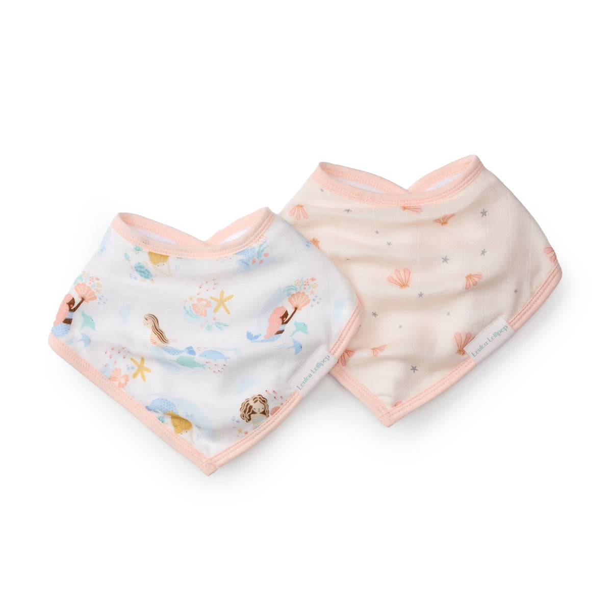 Bandana Bib Set - 2 Pack - Mermaids
