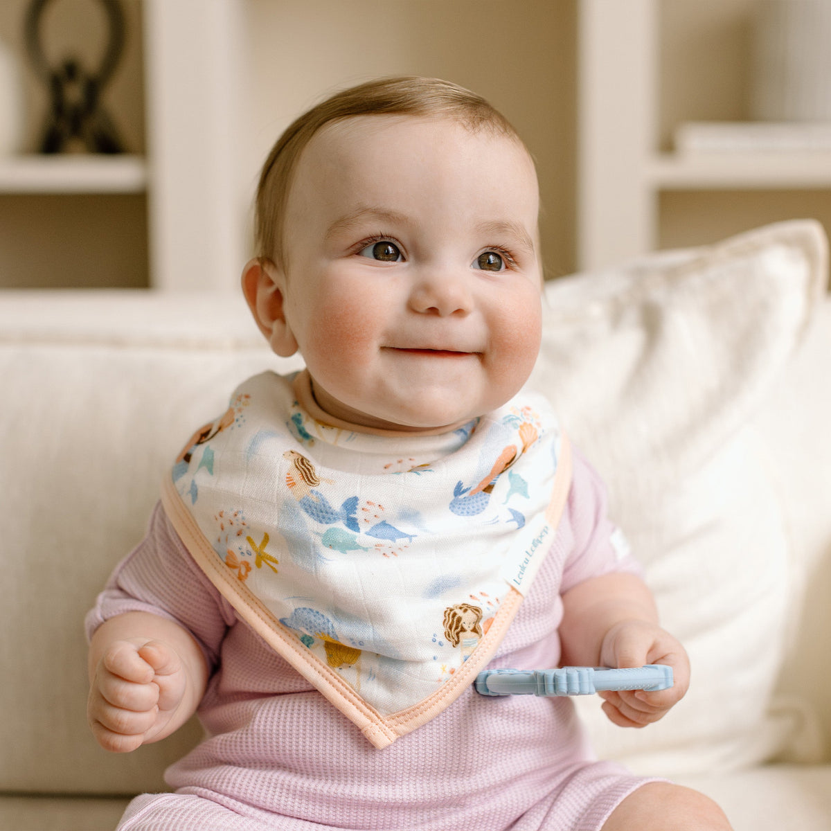 Bandana Bib Set - 2 Pack - Mermaids