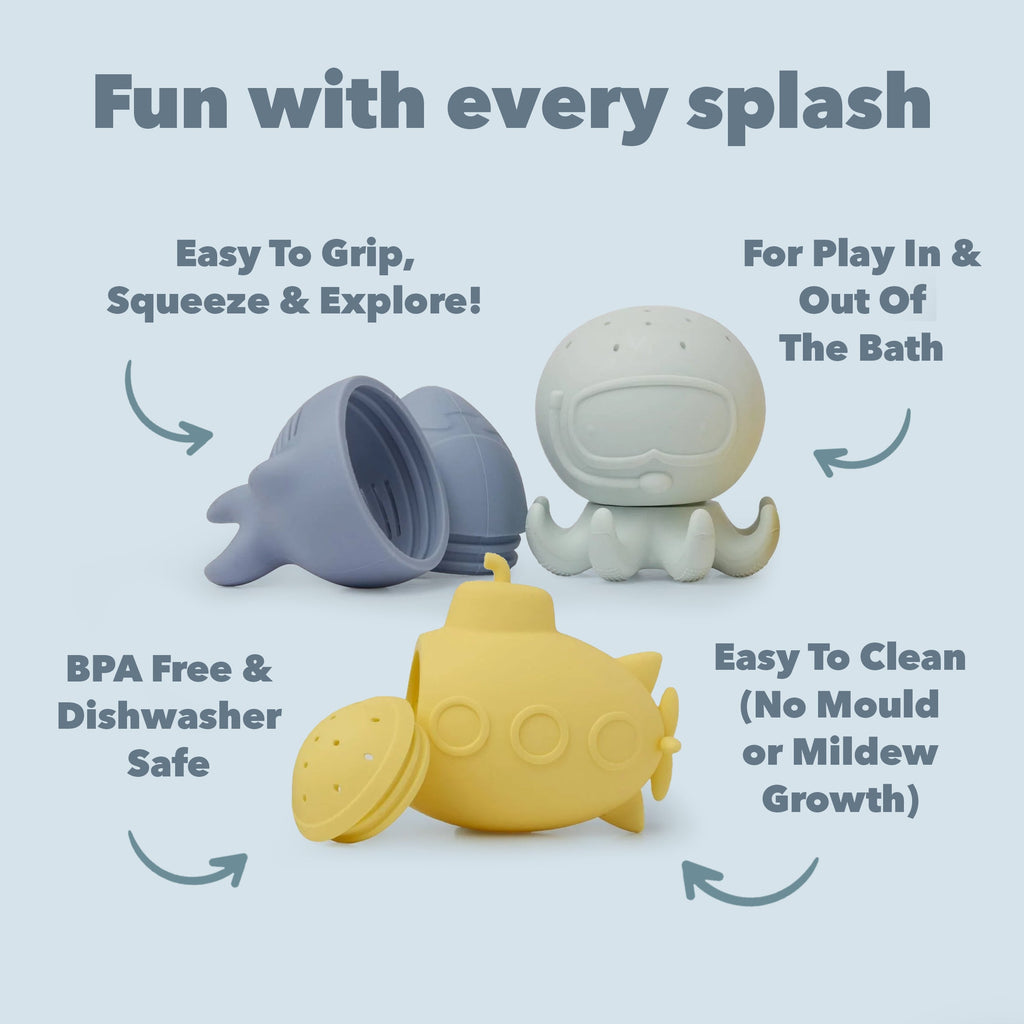 Bath Toy Set - Ocean Wonder