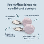Learning Utensils Set - Skylar Shell