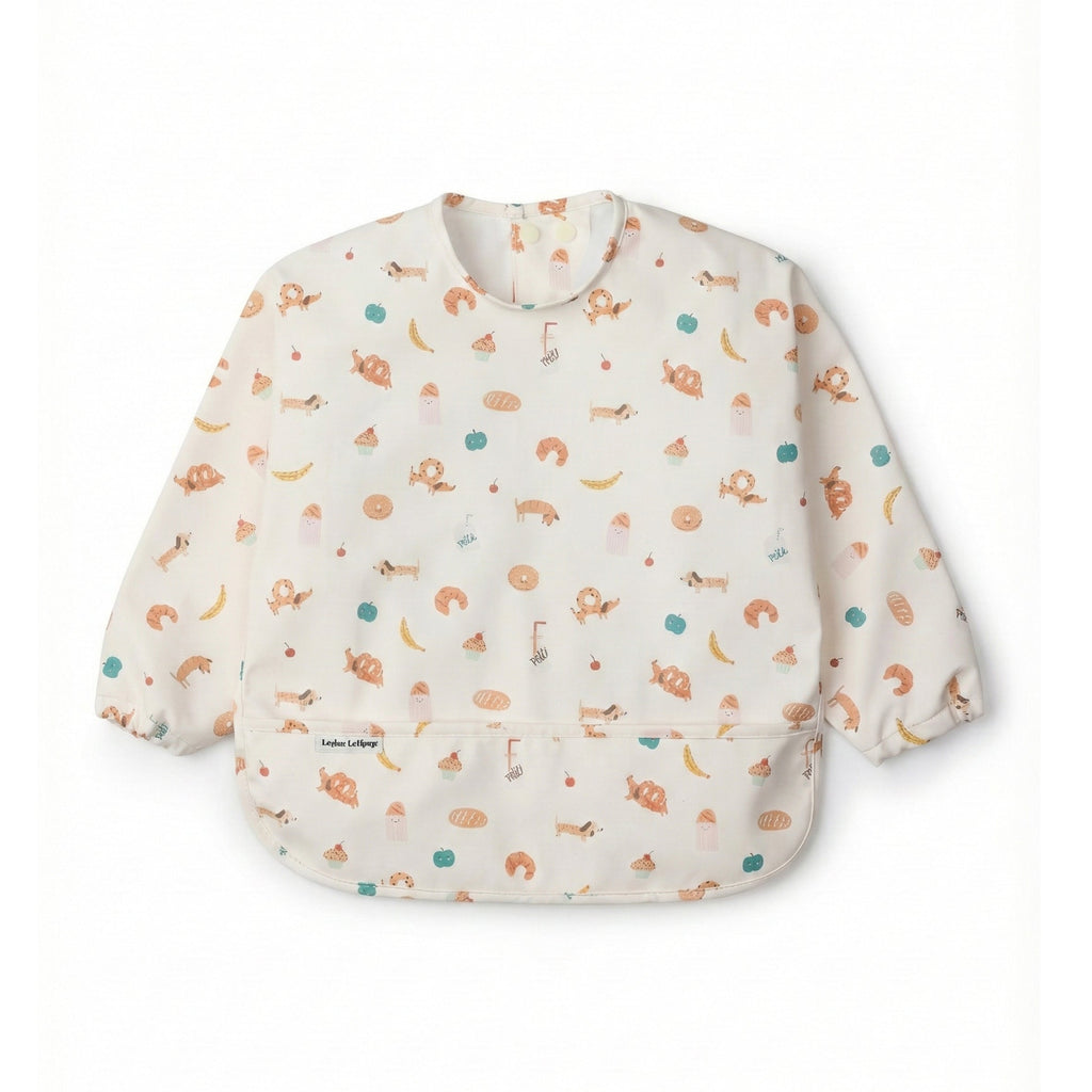 Long Sleeve Bib - French Breakfast