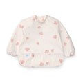 Long Sleeve Bib - Pink Seashells