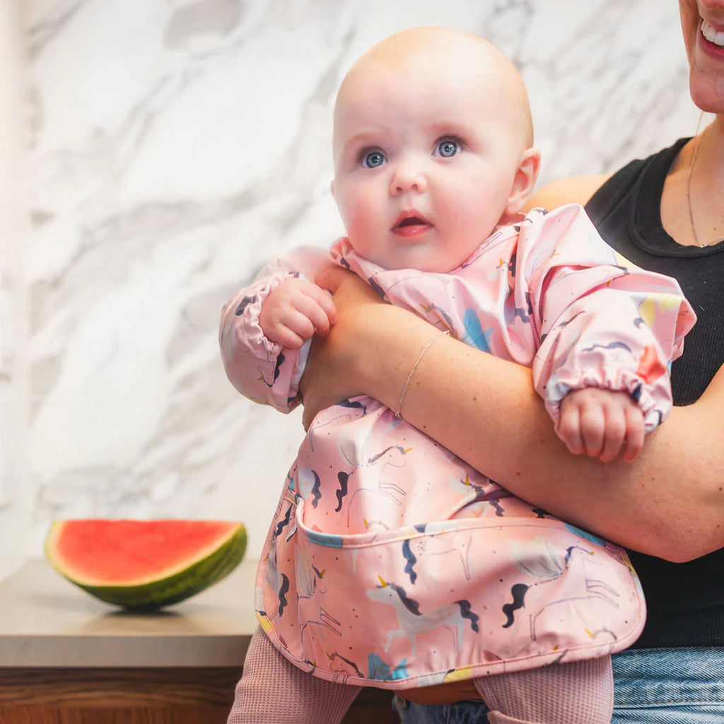 Long Sleeve Bib - Unicorn Ballet