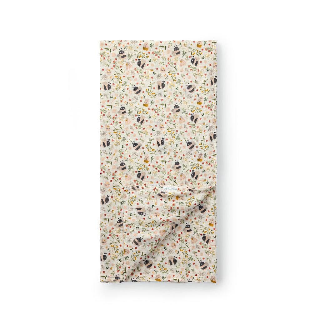 Muslin Swaddle - Bumble Bees