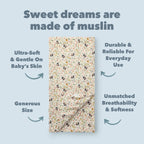 Muslin Swaddle - Bumble Bees