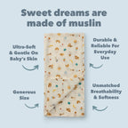 Muslin Swaddle - French Breakfast
