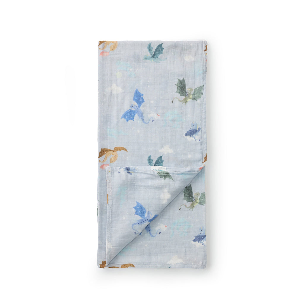 Muslin Swaddle - Magical Dragons