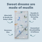 Muslin Swaddle - Magical Dragons