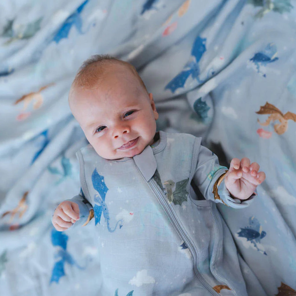Muslin Swaddle - Magical Dragons