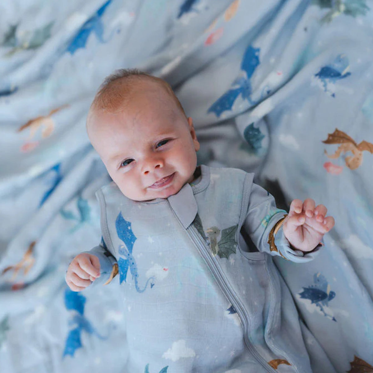 Muslin Swaddle - Magical Dragons
