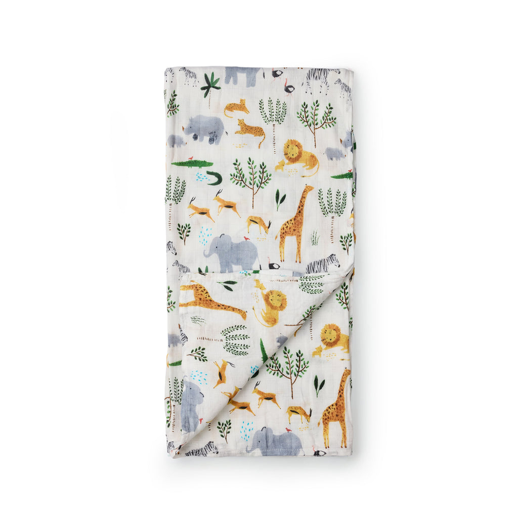 Muslin Swaddle - Safari Jungle
