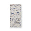 Muslin Swaddle - Smiley Sharks