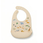 Silicone Bib Printed - Safari Jungle