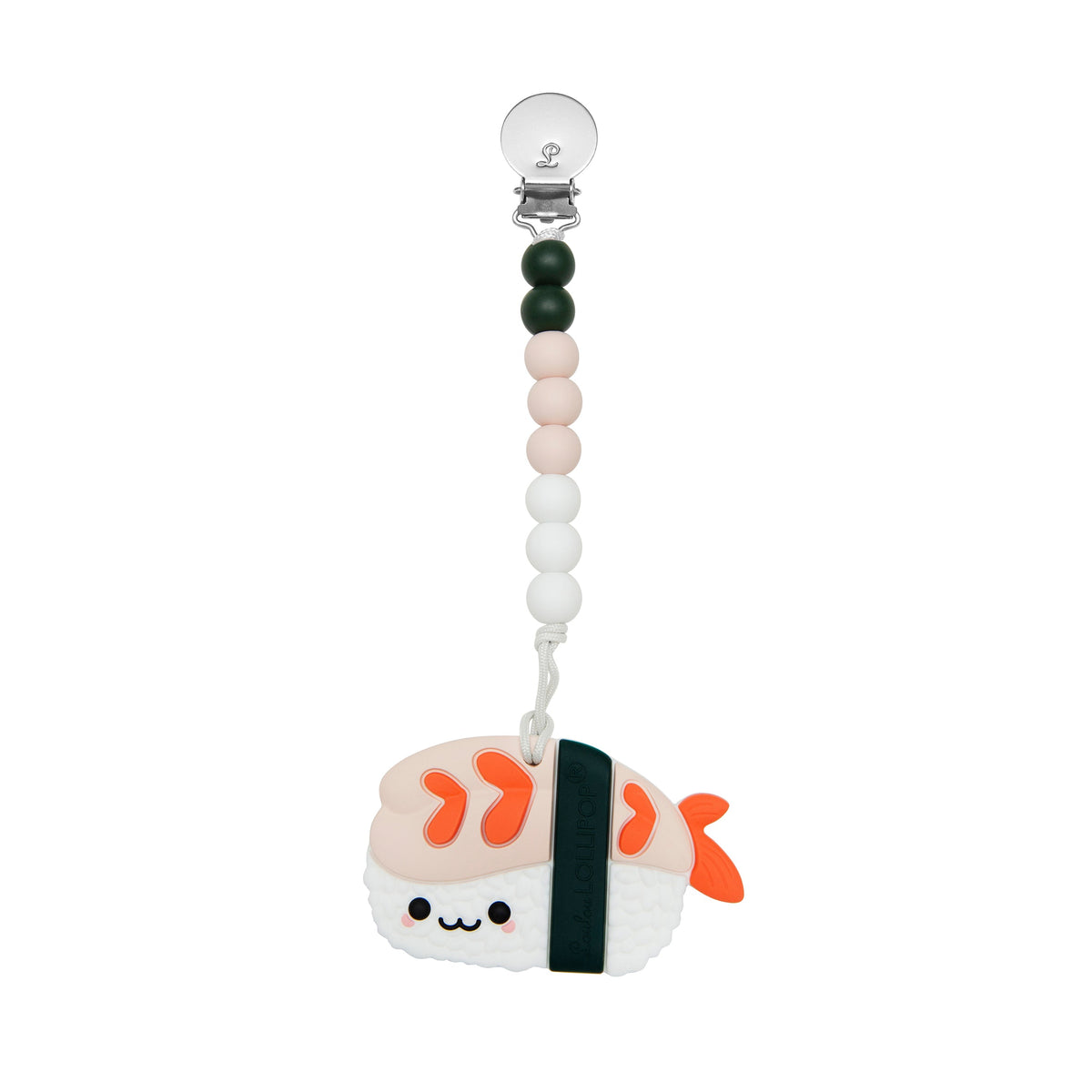Teething Clip - Ebi Sushi