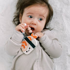 Teething Clip - Ebi Sushi