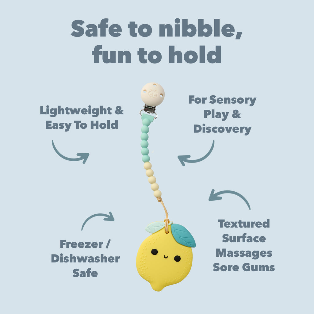 Teething Clip - Lemon