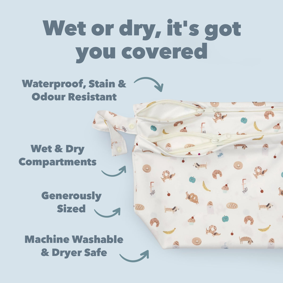 Wet Dry Bag - French Breakfast