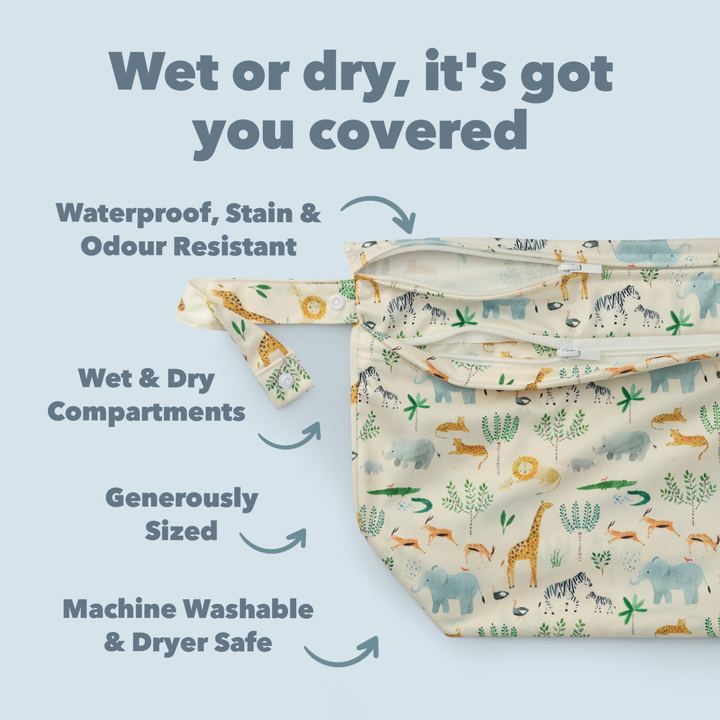 Wet Dry Bag - Safari Jungle