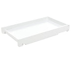 Obaby Grace Cot Bed, Cot Top Changer + Fibre Mattress - White
