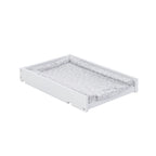 Obaby Stamford Space Saver Sleigh Cot & Cot Top Changer - White