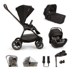 Nuna TRIV Next with ARRA Flex & Base Curv Travel System Bundle - Caviar 1