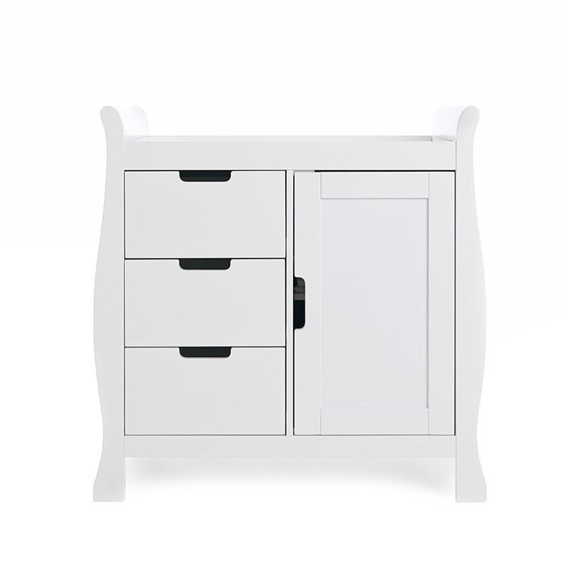 Obaby Stamford Classic Sleigh 2 Piece Room Set - White