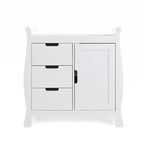 Obaby Stamford Classic Sleigh 2 Piece Room Set - White