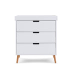 Obaby Maya 3 Piece Room Set - White With Natural
