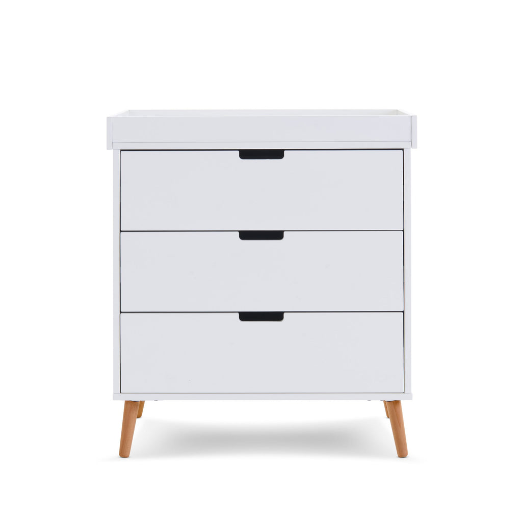 Obaby Maya Changing Unit - White With Natural