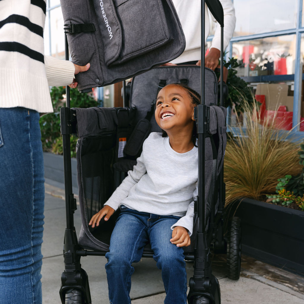 Wonderfold W2 Luxe Pro Double Stroller Wagon