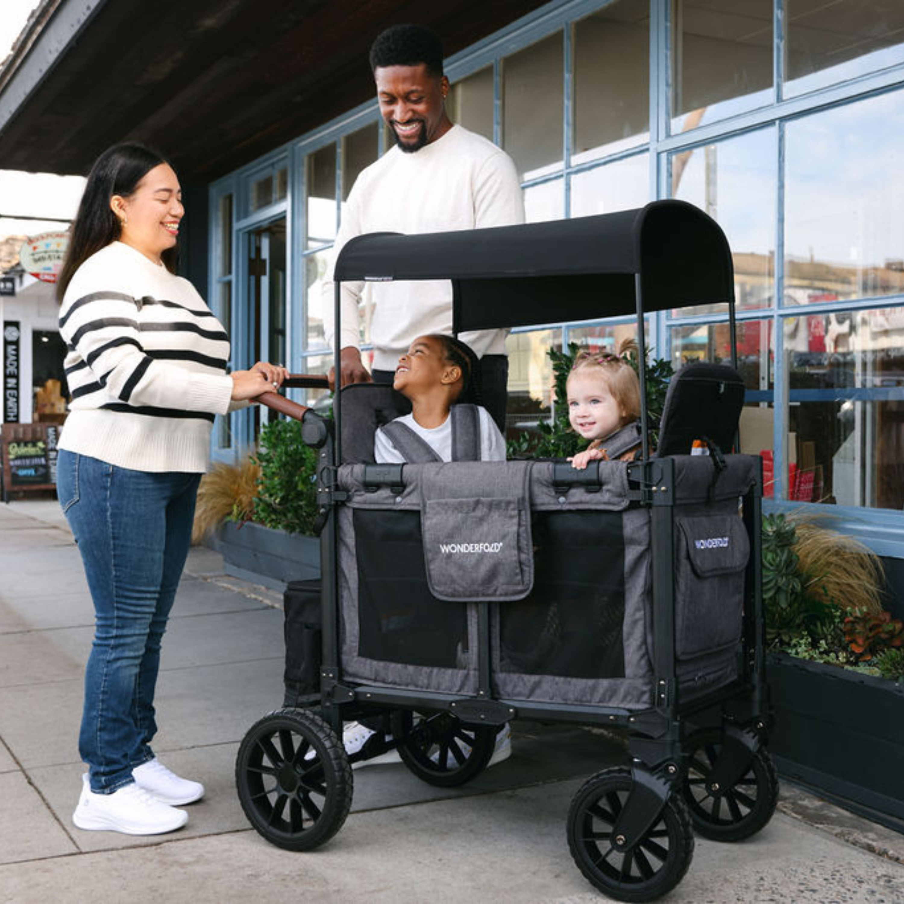 Wonderfold W2 Luxe Pro Double Stroller Wagon