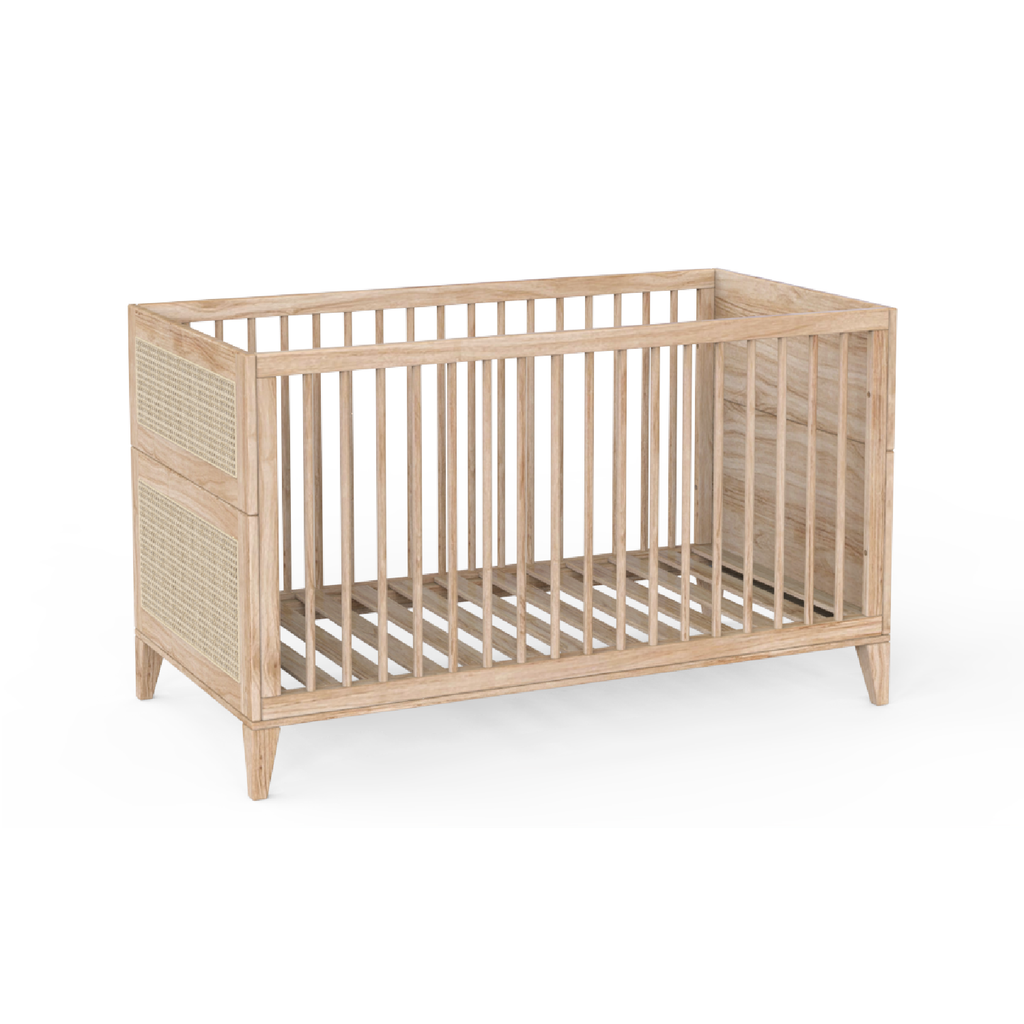 NAMI BOIS Evolutive Bed 70X140 - Natural / Rattan