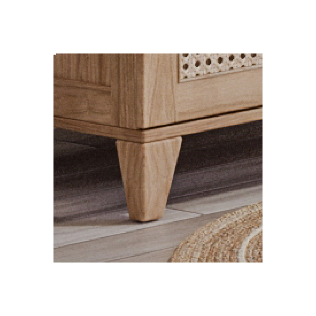 NAMI BOIS Commode / Big Chest of Drawers - Natural / Rattan